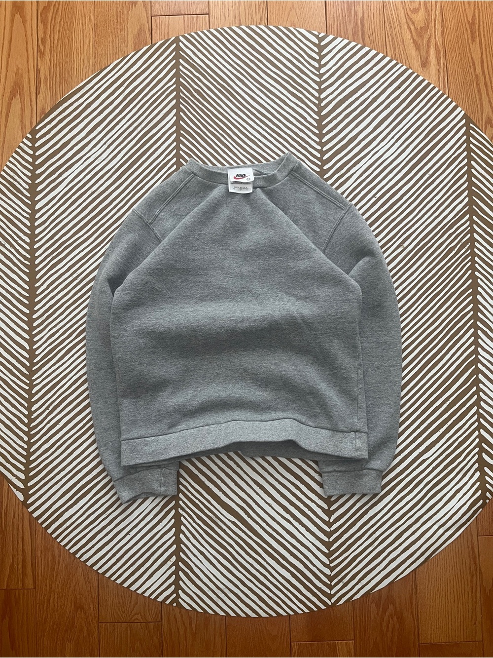 Nike Vintage Blank Made in USA Sweater (women's M, fits women's XS)